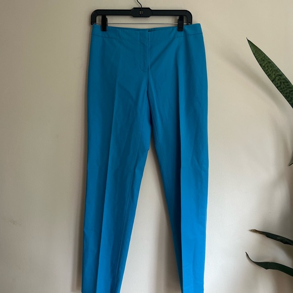 Lafayette 148 New York woman’s blue Astor pants trousers - Picture 2 of 9